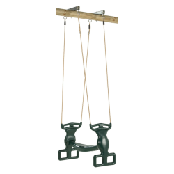 crochets pour balançoire double enfant dos à dos pour portique ou aire de jeu