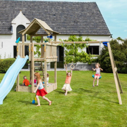 portique balançoire aire de jeu Blue Rabbit - module Swing - Barbabois