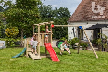 portique balançoire pour les aires de jeu en bois Blue Rabbit - module Swing - Barbabois