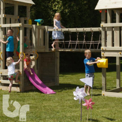 Passerelle filet pour aire de jeu enfant – Barbabois Module BRIDGE