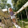 Passerelle filet pour aire de jeu en bois – Barbabois - module Bridge Blue rabbit