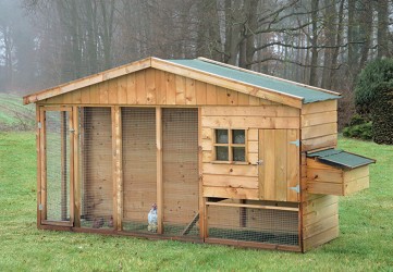 Poulailler en bois 302 x 90...