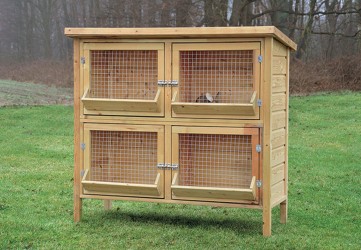 Clapier en bois 134 x 60 cm...