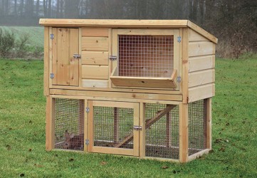 Clapier en bois 134 x 60 cm...