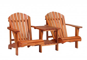 Double fauteuil avec table...