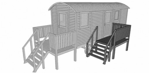 Panneau bois avec porte intégrée