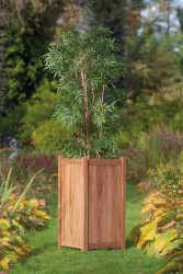 Jardinière carrée haute en...