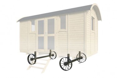 Jeu de roues pour roulotte – kit complet