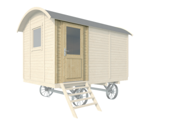 Panneau latéral avec porte pour roulotte