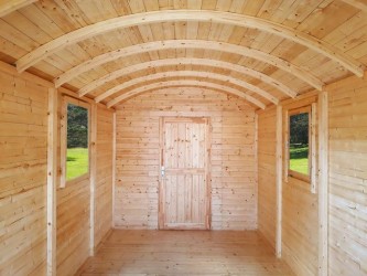 Cloison roulotte avec porte – kit