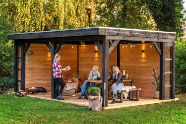 Pavillon de jardin semi...