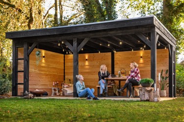 Pavillon de jardin semi...