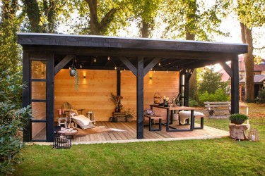 Pavillon de jardin semi...