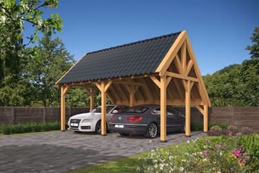 Carport red class BILLUND...