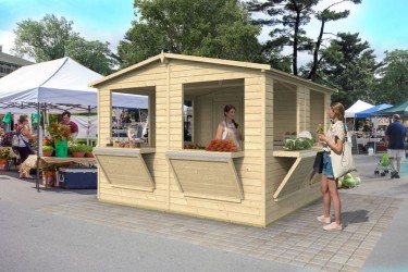 Kiosque de vente 9 m² MOOSE...