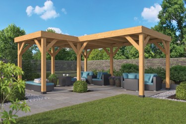 Pavillon de jardin en bois...