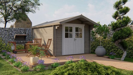 Abri de jardin 11 m² avec...