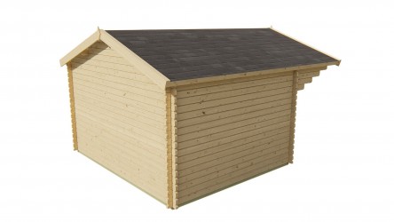 vue arrière du chalet INGLUND Barbabois