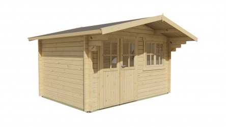 Abri de jardin RORIK design traditionnel bois épais