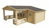 Chalet COVENTRY robuste bois 58 mm