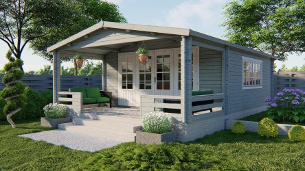 Chalet 27 m² avec espace...