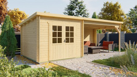 Abri de jardin toit plat...