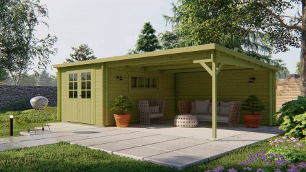 Abri de jardin toit plat 10...