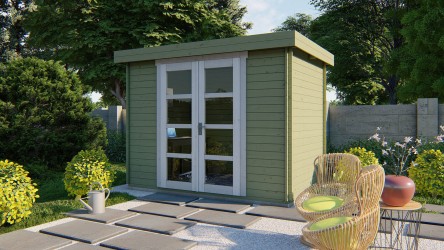 Cabanon toit plat 5,10 m²...