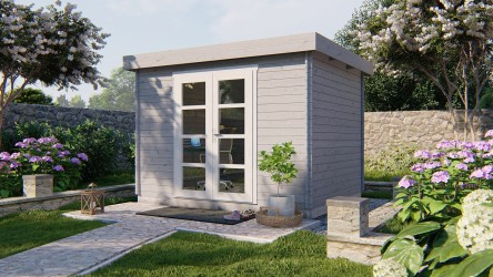 Abri de jardin toit plat...