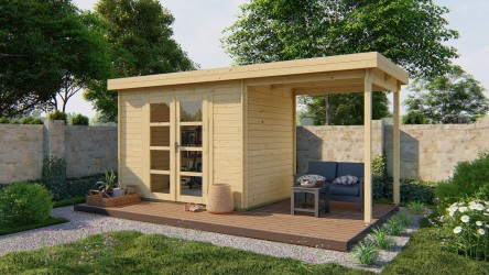 Abri de jardin toit plat...