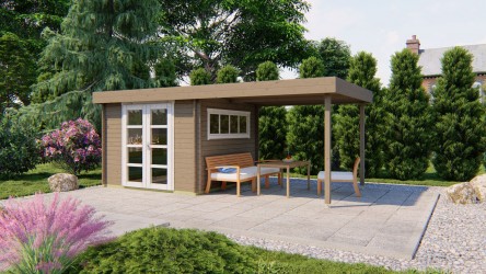 Abri de jardin toit plat 8...