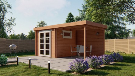 Abri de jardin toit plat...