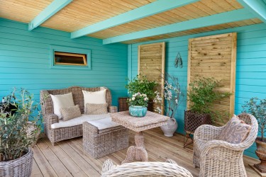 Abri DIEDERICK avec son grand auvent