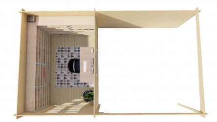 Abri de jardin DIEDERICK – intérieur