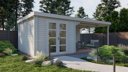 Abri de jardin toit plat 10...