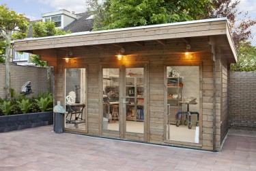 Abri de jardin YORICK robuste bois 44 mm