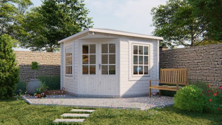 Abri de jardin d'angle 7 m²...