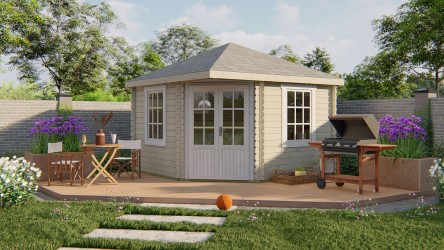 Abri de jardin d'angle 10...