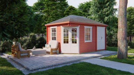 Abri de jardin d'angle 8 m²...