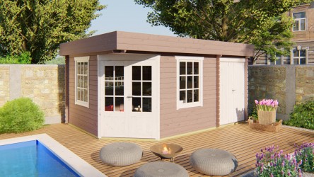 Abri de jardin d'angle 11...