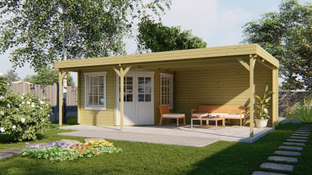 Abri de jardin toit plat 7...