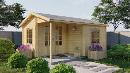 Abri de jardin bois JOHAN 16 m² – Barbabois