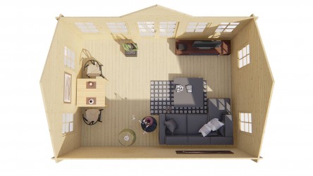 Chalet TREVOR – intérieur style clockhouse