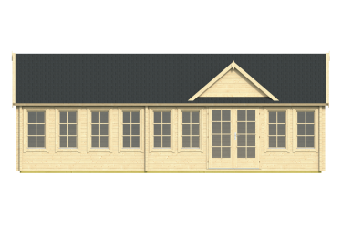 Chalet habitable en bois certifié FSC/PEFC - deux pièces spacieuses