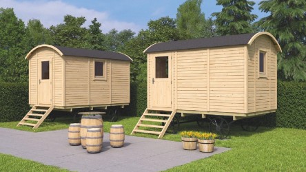 Roulotte JOEY – façade et menuiseries