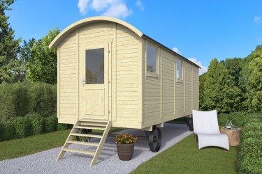 Roulotte ANGELO – façade bois