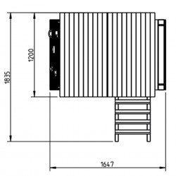 Structure Belvedere Blue Rabbit - plan
