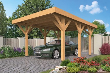 Carport double 4,5 x 6 m en...