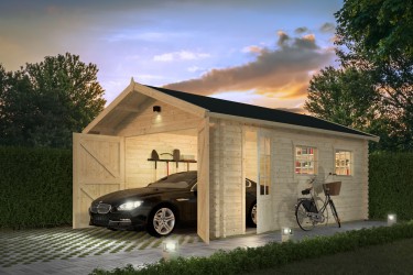 Garage en bois 18 m²...