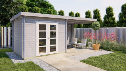 Abri de jardin toit plat 8...